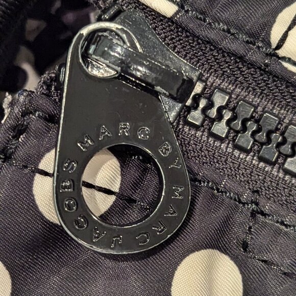 Marc By Marc Jacobs Nylon Quilted Diaper Bag Polka Dot - Picture 8 of 11